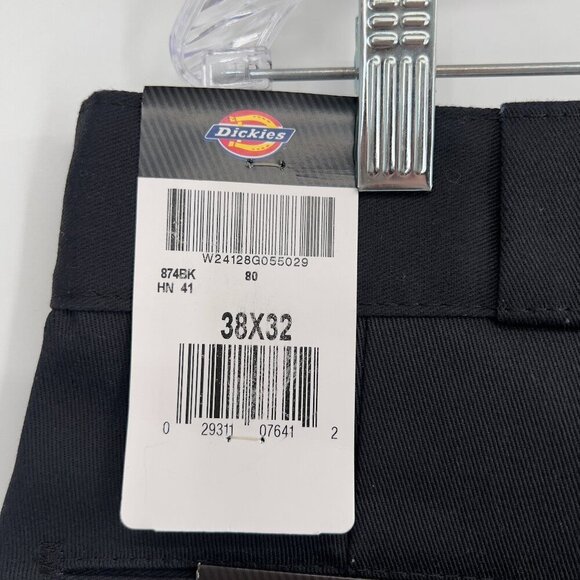 Dickies 874 Original Fit Work Pants Black Mens 38x32 NWT - Picture 8 of 12